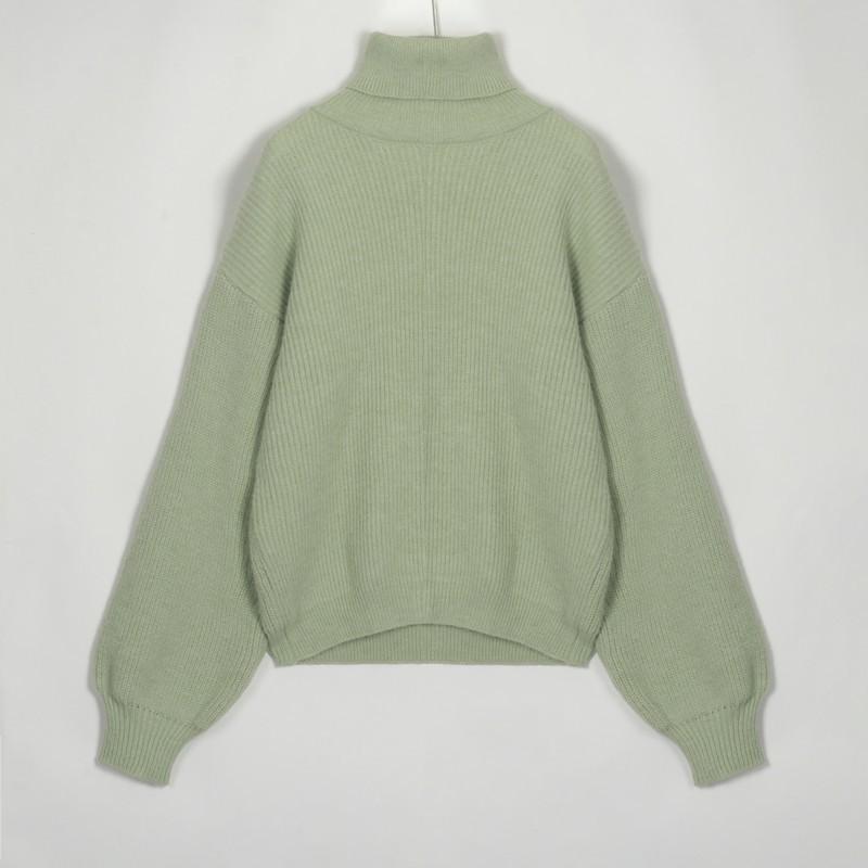 Women' Sweaters 2022 Fall Winter Loose Turtleneck Women Pullover Jumper Casual Korean Fashion Solid Lantern Sleeve Ladies Knitwear Tops, Green
Women' Sweaters 2022 Fall Winter Loose Turtleneck Women Pullover Jumper Casual Korean Fashion Solid Lantern Sleeve Ladies Knitwear Tops, Green
