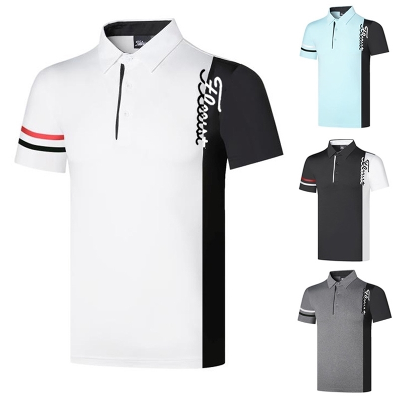 Men' Golf Shirt Summer Sports Golf Apparel Short Sleeve T-shirt Quick Dry Breathable Polo Shirts for Men Golf Wear 220328, Black
Men' Golf Shirt Summer Sports Golf Apparel Short Sleeve T-shirt Quick Dry Breathable Polo Shirts for Men Golf Wear 220328, Black