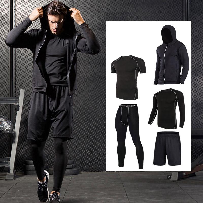 Men's Tracksuits Quick Dry Sport Suits Men Compression Running Breathable Basketball Training Sportwear Gym Warm Workout Fitness Clothing, Black5
Men's Tracksuits Quick Dry Sport Suits Men Compression Running Breathable Basketball Training Sportwear Gym Warm Workout Fitness Clothing, Black5