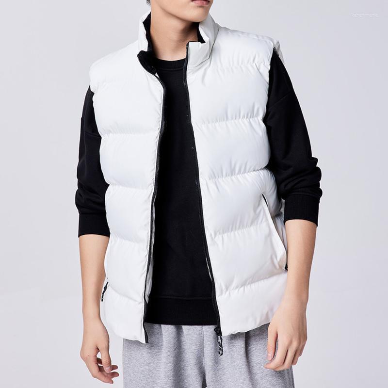 Men's Vests Men Vest Jacket Autumn Winter Big Size Down Sleeveless Solid Color White Puffer Streetwear Fashion Kare22
Men's Vests Men Vest Jacket Autumn Winter Big Size Down Sleeveless Solid Color White Puffer Streetwear Fashion Kare22