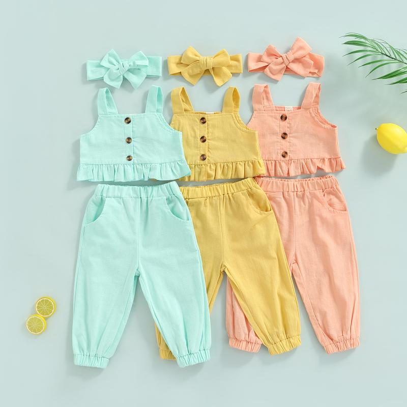 Clothing Sets Toddler Girl Clothes Set Girls Summer Outfits Kids Children Casual Solid Color Sleeveless Ruffle Top Long Pants HeadbandClothi, Green
Clothing Sets Toddler Girl Clothes Set Girls Summer Outfits Kids Children Casual Solid Color Sleeveless Ruffle Top Long Pants HeadbandClothi, Green