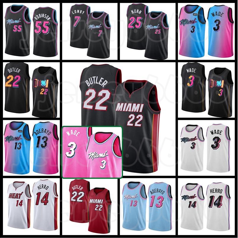Jimmy 22 Butler Tyler 14 Herro Basketball Jerseys Dwyane 3 Wade Jersey Bam 13 Adebayo Kyle 7 Lowry Miami''Heat''75th Anniversary City Black white blue, Men jersey
Jimmy 22 Butler Tyler 14 Herro Basketball Jerseys Dwyane 3 Wade Jersey Bam 13 Adebayo Kyle 7 Lowry Miami''Heat''75th Anniversary City Black white blue, Men jersey