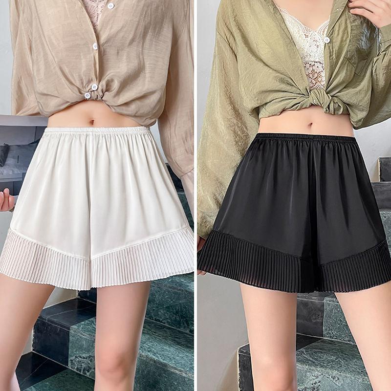 Women's Panties Summer Ice Silk Satin Cool Safety Shorts Women Fashion Loose Casual Skirt Pants Comfort Breath Female Home UnderwearWomen's, As pic
Women's Panties Summer Ice Silk Satin Cool Safety Shorts Women Fashion Loose Casual Skirt Pants Comfort Breath Female Home UnderwearWomen's, As pic