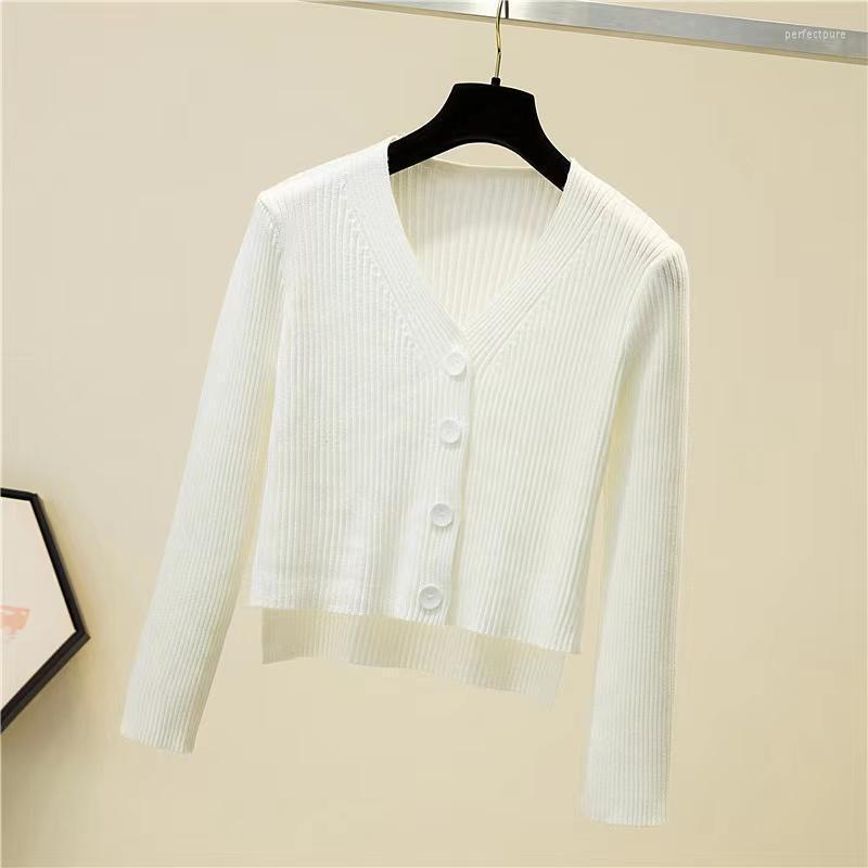 Women's Knits & Tees Korean Version Fashion 2022 Autumn Knitted Cardigan Irregular Short V-neck Long-sleeved Button Thin Top Sweater Coat Pe, Green
Women's Knits & Tees Korean Version Fashion 2022 Autumn Knitted Cardigan Irregular Short V-neck Long-sleeved Button Thin Top Sweater Coat Pe, Green
