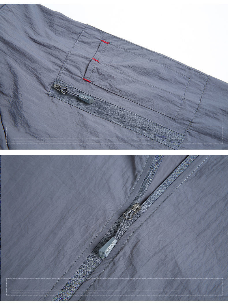 Men's Jackets Thin Jacket Men Summer Outdoor Quick Dry Sun-Protective Jacket Men Women Hooded Outerwear Sport Windbreaker Ultra Light Jackets 220