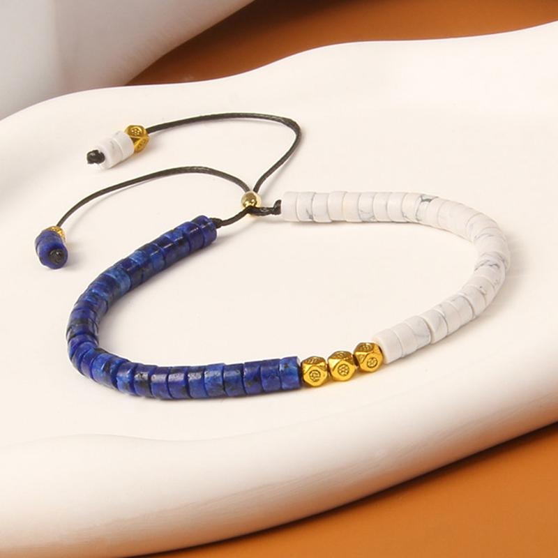 Charm Bracelets Two-color Beads Braided For Women Men Tiny Tube Spacer Wristbands White Turquoises Black Onyx Jaspers JewelryCharm
Charm Bracelets Two-color Beads Braided For Women Men Tiny Tube Spacer Wristbands White Turquoises Black Onyx Jaspers JewelryCharm