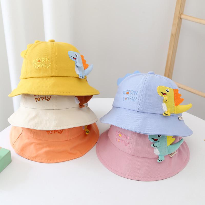Berets Cotton Cute Cartoon Dinosaur Bucket Hat Fisherman Outdoor Travel Hats For Child Boy And Girl 26, Blue
Berets Cotton Cute Cartoon Dinosaur Bucket Hat Fisherman Outdoor Travel Hats For Child Boy And Girl 26, Blue