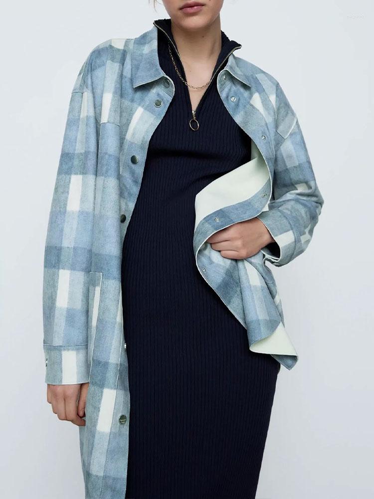 Women's Blouses & Shirts Autumn Wild Simple Loose Comfortable Texture Stitching Lapel Long-sleeved Plaid Shirt Female JacketWomen's
Women's Blouses & Shirts Autumn Wild Simple Loose Comfortable Texture Stitching Lapel Long-sleeved Plaid Shirt Female JacketWomen's