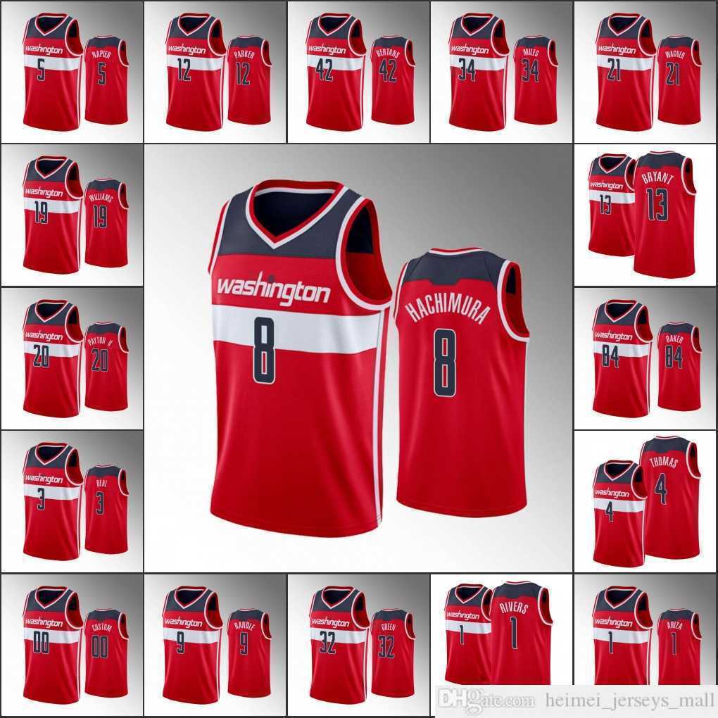 Screen Print 75th Washington Wizards''Men Bradley Beal Isaiah Thomas Rui Hachimura Davis Bertans Icon Red Custom Jersey
Screen Print 75th Washington Wizards''Men Bradley Beal Isaiah Thomas Rui Hachimura Davis Bertans Icon Red Custom Jersey