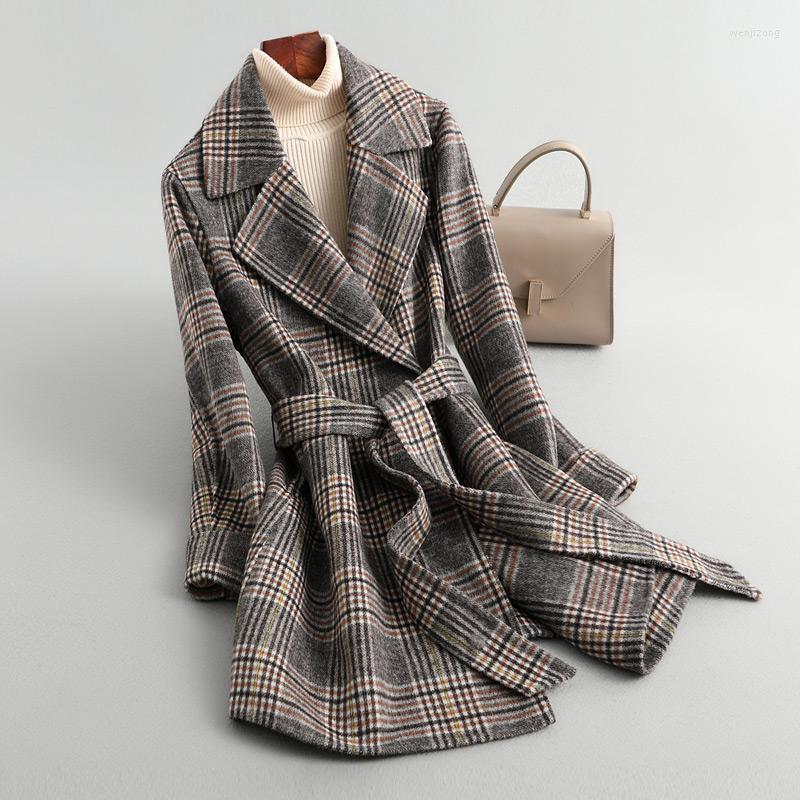 Women' Wool & Blends Autumn Winter Coat Female Elegant Ladies Women Clothes 2022 Korean Vintage Plaid Woolen Jacket Fashion Blend 1933, Red
Women' Wool & Blends Autumn Winter Coat Female Elegant Ladies Women Clothes 2022 Korean Vintage Plaid Woolen Jacket Fashion Blend 1933, Red
