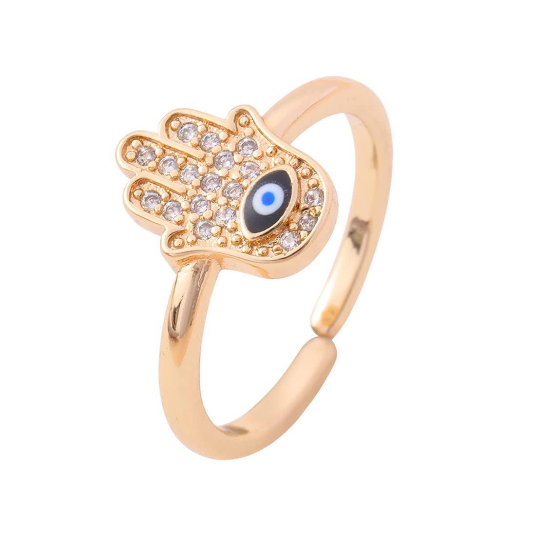 Cluster Rings Evil Eye Ring Gold Plated Adjustable Hamsa Hand Of Fatima Turkish For Women Jewelry Gifts amQbs
Cluster Rings Evil Eye Ring Gold Plated Adjustable Hamsa Hand Of Fatima Turkish For Women Jewelry Gifts amQbs