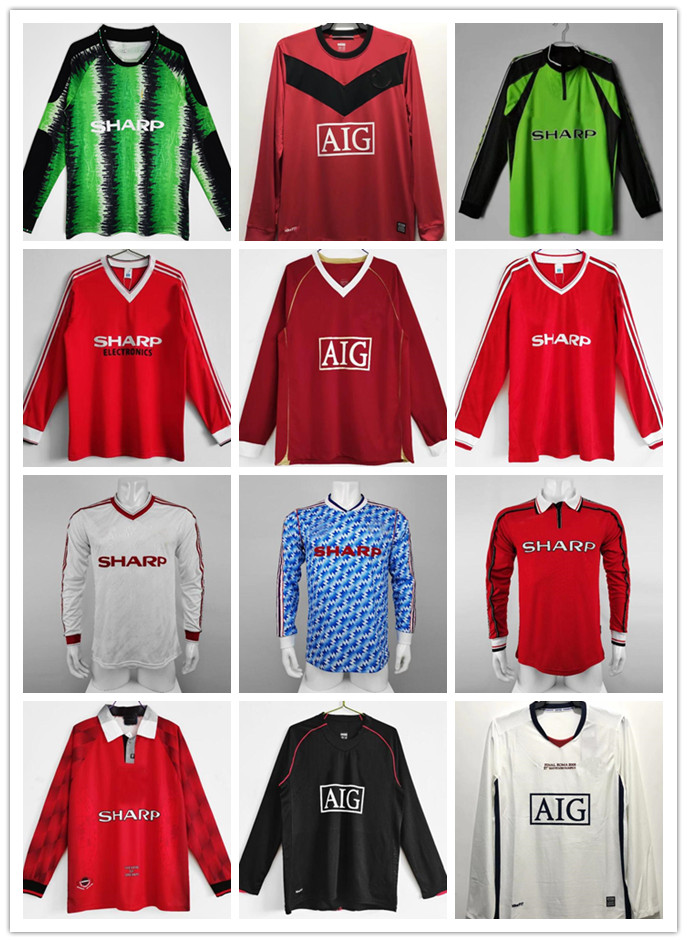 Long sleeve 2002 1968 1994 96 Retro soccer jerseys 98 99 goalkeeper CR BECKHAM ROONEY CANTONA FERDINAND jersey Giggs Solskjaer All years 13 14 Classic football shirt, 12
Long sleeve 2002 1968 1994 96 Retro soccer jerseys 98 99 goalkeeper CR BECKHAM ROONEY CANTONA FERDINAND jersey Giggs Solskjaer All years 13 14 Classic football shirt, 12