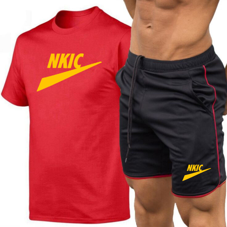 Men's 2 Piece Brand Tracksuit Sets 2022 Summer 3D letter Print Suit Short Sleeve T Shirt and Shorts Casual Fashion Man Clothing, Pink
Men's 2 Piece Brand Tracksuit Sets 2022 Summer 3D letter Print Suit Short Sleeve T Shirt and Shorts Casual Fashion Man Clothing, Pink