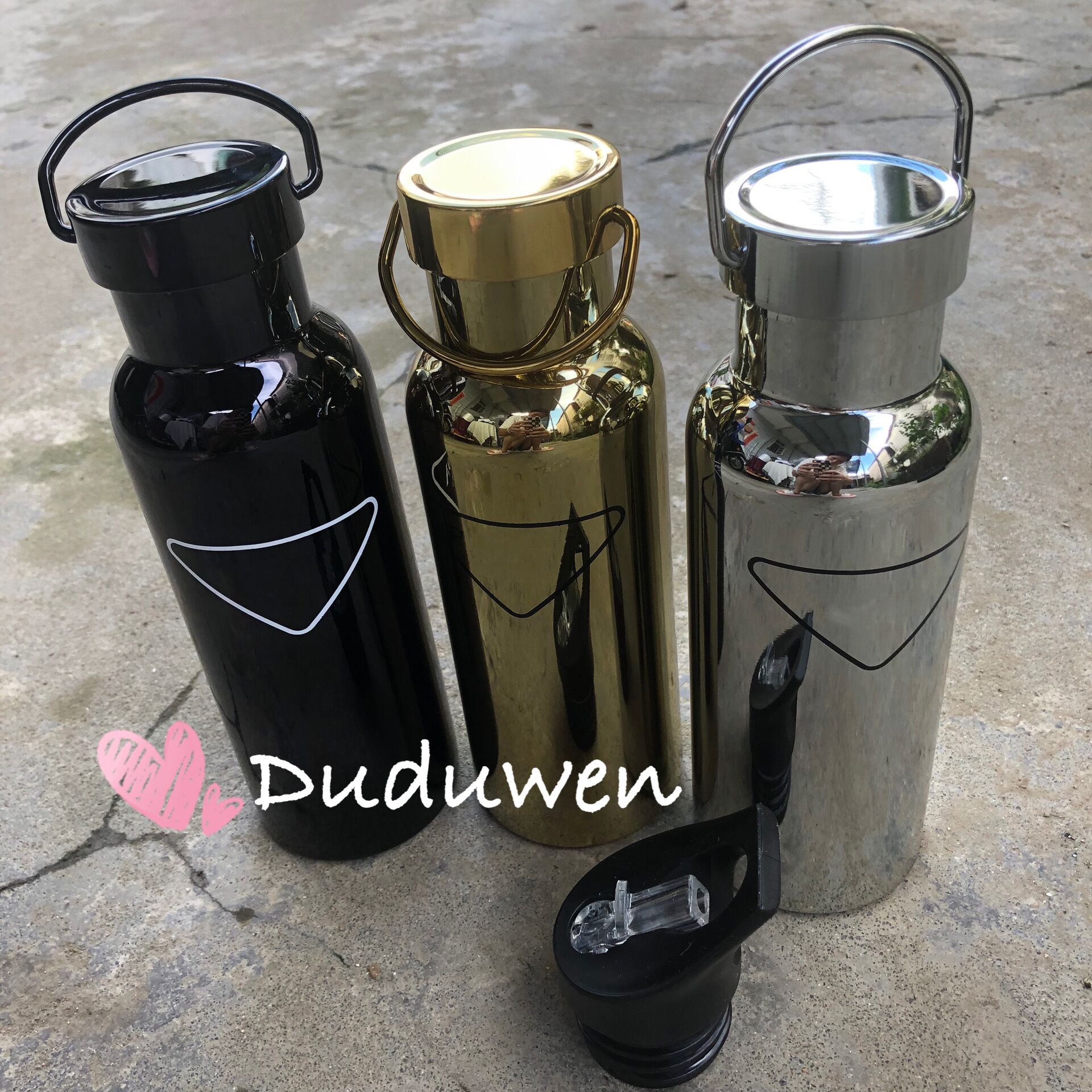 classical triangle Vacuum Cup Thermoses car bottle Flask Cups with straw pr fashion Coffee sport mug gift box, Sliver
classical triangle Vacuum Cup Thermoses car bottle Flask Cups with straw pr fashion Coffee sport mug gift box, Sliver