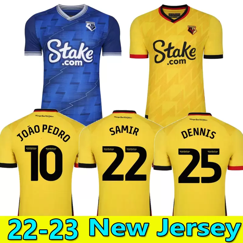 Watfords jerseys 22 23 JOAO PEDRO SARR DENNIS Watfords football shirts LOUZA SEMA MASINA soccer jersey home away 222, Beige
Watfords jerseys 22 23 JOAO PEDRO SARR DENNIS Watfords football shirts LOUZA SEMA MASINA soccer jersey home away 222, Beige