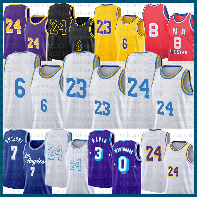 LeBron James 8 24 7 0 Black Basketball Jersey 6 23 Bryant Los Angeles''Lakers''Kobe''Mamba Carmelo Anthony Russell Westbrook 55
LeBron James 8 24 7 0 Black Basketball Jersey 6 23 Bryant Los Angeles''Lakers''Kobe''Mamba Carmelo Anthony Russell Westbrook 55