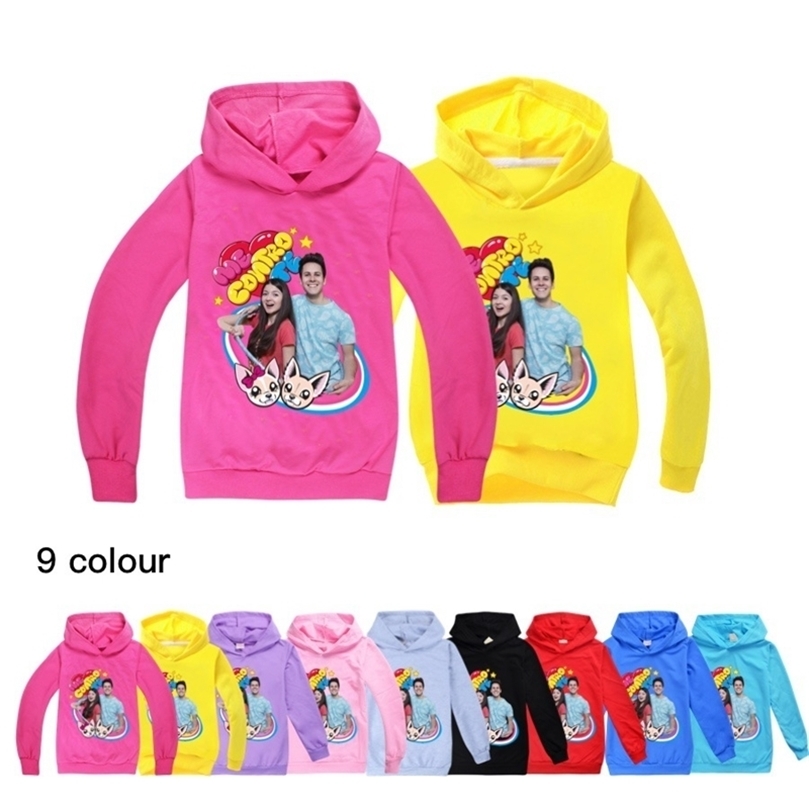 Kids Hoodies Fashion boys Cotton Me Contro Te Baby Girl Thin Sweatshirt Cute Long Sleeves Children Autumn Boys Sweatshirts 201127