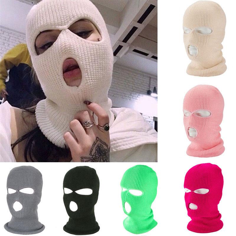 Berets 2022 Full Face Cover Ski Mask Hat 3 Holes Balaclava Army Tactical CS Windproof Knit Beanies Bonnet Winter Warm Unisex Caps, White 
Berets 2022 Full Face Cover Ski Mask Hat 3 Holes Balaclava Army Tactical CS Windproof Knit Beanies Bonnet Winter Warm Unisex Caps, White