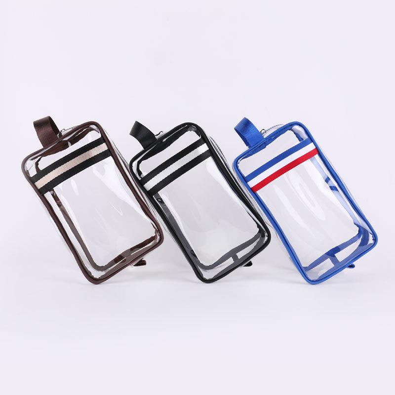 Cosmetic Bags & Cases Waterproof PVC Makeup Bag Women Stripes Cosmetics Organizer Make Up Handbags Toiletry Neceser Mujer PouchCosmetic, Black
Cosmetic Bags & Cases Waterproof PVC Makeup Bag Women Stripes Cosmetics Organizer Make Up Handbags Toiletry Neceser Mujer PouchCosmetic, Black
