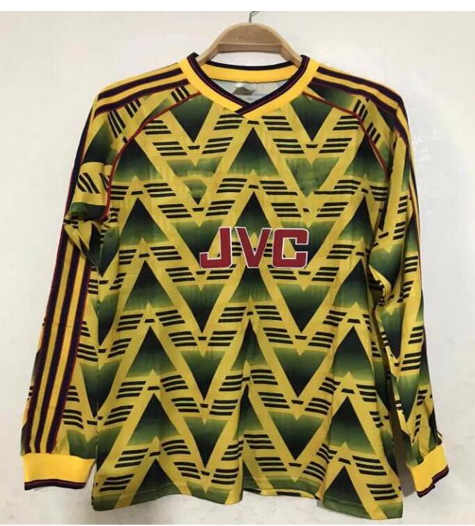 Long sleeve 1991 1992 1993 Ian Wright Tony Adams Cole retro soccer jersey ROCASTLE Dixon Campbell Merson Smith classic vintage football shirt
Long sleeve 1991 1992 1993 Ian Wright Tony Adams Cole retro soccer jersey ROCASTLE Dixon Campbell Merson Smith classic vintage football shirt