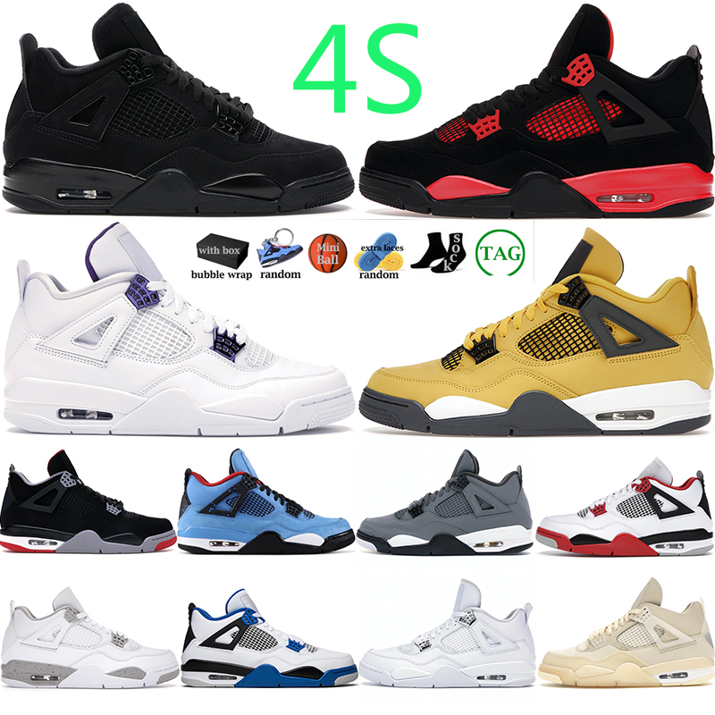 Jumpman 4 4s Basketball Shoes 4 Men Women Red Thunder Black Cat Bred University Blue Sail Cool Grey White Oreo Yellow Mens Trainers Sport Sneakers with box, #22
Jumpman 4 4s Basketball Shoes 4 Men Women Red Thunder Black Cat Bred University Blue Sail Cool Grey White Oreo Yellow Mens Trainers Sport Sneakers with box, #22