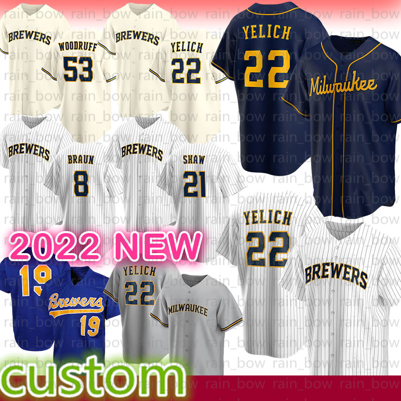 Milwaukee Baseball Jersey Brewers 22 Christian Yelich 27 Willy Adames Robin Yount Lorenzo Cain JC Mejia Hunter Renfroe Feliciano Corey Ray Luis Urias Ryan Braun, Mens(size:m-3xl)niangjiuren
Milwaukee Baseball Jersey Brewers 22 Christian Yelich 27 Willy Adames Robin Yount Lorenzo Cain JC Mejia Hunter Renfroe Feliciano Corey Ray Luis Urias Ryan Braun, Mens(size:m-3xl)niangjiuren
