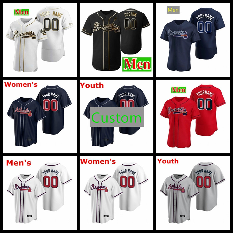 Custom Atlanta''Braves Baseball Jersey 13 Ronald Acuna Jr. Jersey 7 Dansby Swanson 5 Freddie Freeman 20 Ozuna 1 Albies 40 Soroka men 0712, Nik logo
Custom Atlanta''Braves Baseball Jersey 13 Ronald Acuna Jr. Jersey 7 Dansby Swanson 5 Freddie Freeman 20 Ozuna 1 Albies 40 Soroka men 0712, Nik logo