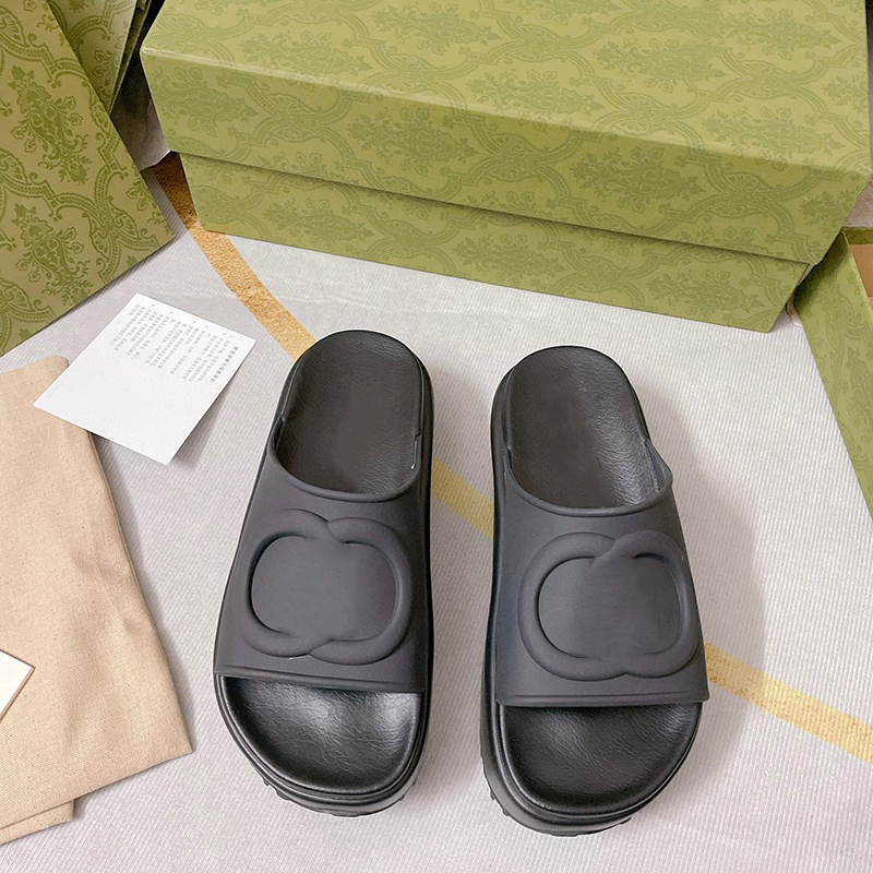 Women's Slip G Platform Sandals White Macaron Thick Bottom Men's Sandals Retro Candy Color Embossed Rubber Slippers TPU Slippers With Box Size EU35-EU41 NO354
Women's Slip G Platform Sandals White Macaron Thick Bottom Men's Sandals Retro Candy Color Embossed Rubber Slippers TPU Slippers With Box Size EU35-EU41 NO354