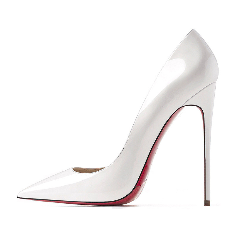 NEW Brand So Kate High Heel Shoes 12cm Pumps Red Logo Bottom Nude/black Patent Leather Wedding Pointed Toe Women Shoes 34--45
NEW Brand So Kate High Heel Shoes 12cm Pumps Red Logo Bottom Nude/black Patent Leather Wedding Pointed Toe Women Shoes 34--45