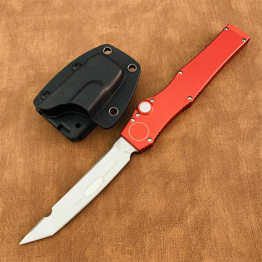 5Models Haio-V Tanto Knife 4.6 Satin 150-4 Single Action Tactical Survival Gear Knives With Kydex Sheath