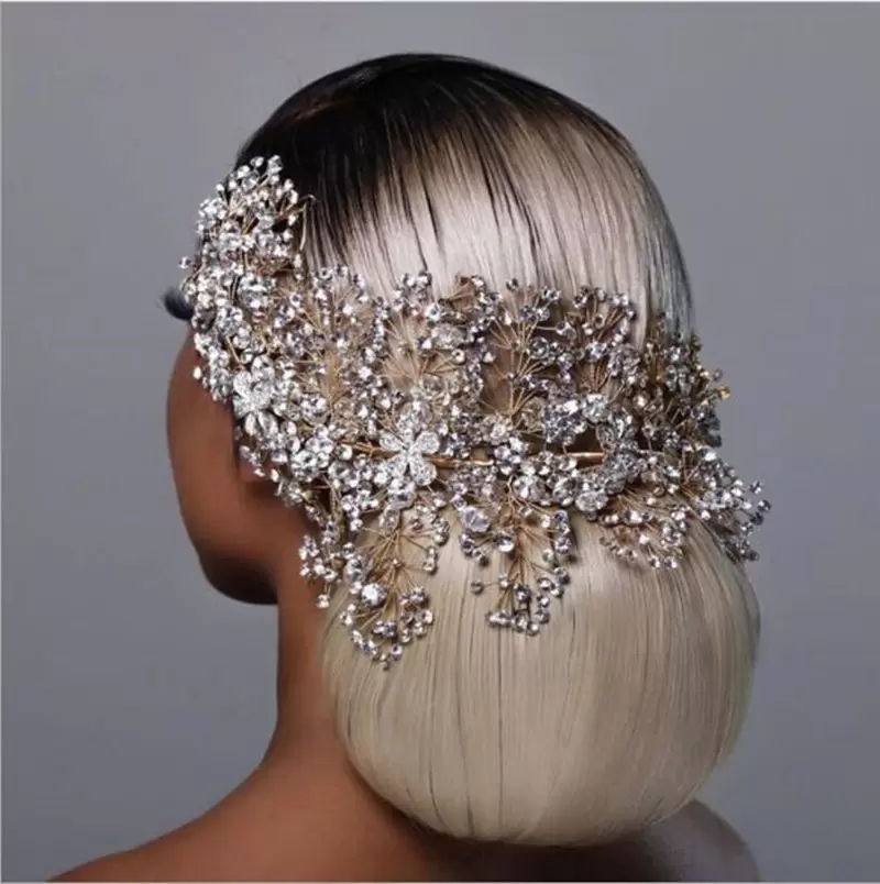 Headpieces Bridal crown Wedding hair accessories Diamond Handmade crystal bride hair band Exquisite elegant Manual Rhinestone
Headpieces Bridal crown Wedding hair accessories Diamond Handmade crystal bride hair band Exquisite elegant Manual Rhinestone