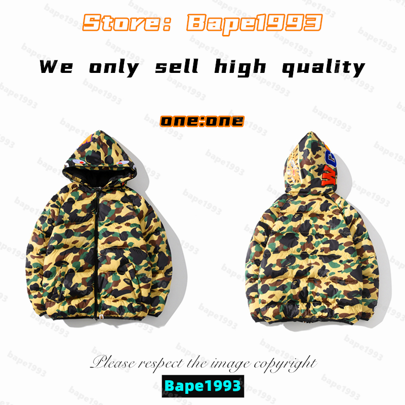 High Quality Apes Mens Jackets Japan Shark B ape head Brand co-branding Luminous Camouflage Galactic spots Male and female of the same styles New man jackets 1993 MY1-1, 1 button
High Quality Apes Mens Jackets Japan Shark B ape head Brand co-branding Luminous Camouflage Galactic spots Male and female of the same styles New man jackets 1993 MY1-1, 1 button