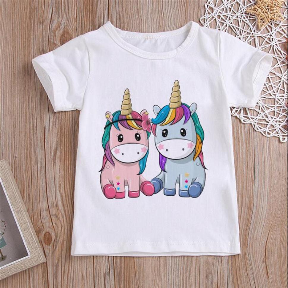 Fashion Cute Kids Clothes Unicorn Girls Tops Rainbow Horse Girls Tshirt Cartoon Baby BoyRound Neck New Children's Shirt189T
Fashion Cute Kids Clothes Unicorn Girls Tops Rainbow Horse Girls Tshirt Cartoon Baby BoyRound Neck New Children's Shirt189T