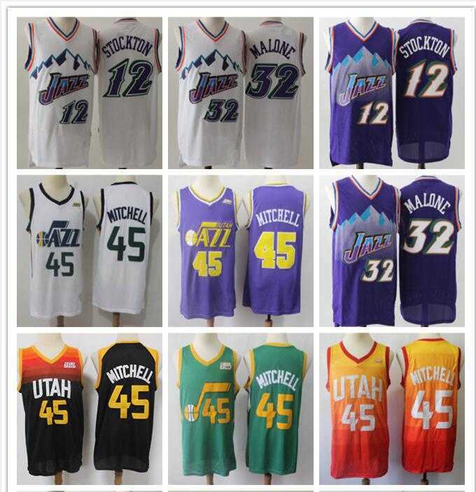 Utah''Jazz''Men Jersey John 12 Stockton Karl 32 Malone Donovan 45 Mitchell Basketball Jerseys Basketball Shorts purple black, Color
Utah''Jazz''Men Jersey John 12 Stockton Karl 32 Malone Donovan 45 Mitchell Basketball Jerseys Basketball Shorts purple black, Color