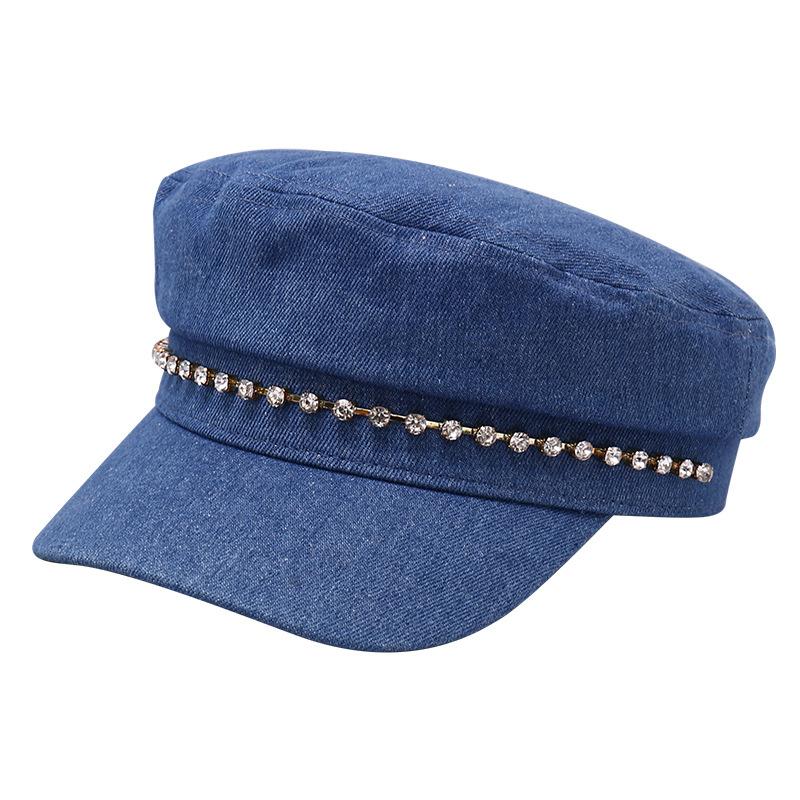Berets Denim Hat For Women Jacquard Luxury Rhinestones Designer Spring Sboy Caps Winter Octagonal Beret Visor HatsBerets, Dark grey
Berets Denim Hat For Women Jacquard Luxury Rhinestones Designer Spring Sboy Caps Winter Octagonal Beret Visor HatsBerets, Dark grey