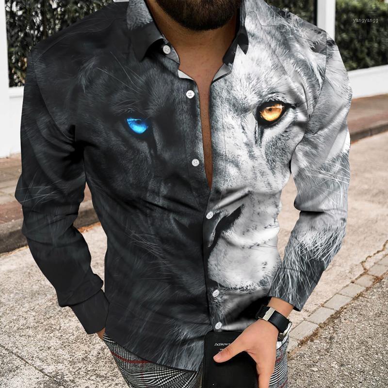 Men's Casual Shirts 2022 Autumn Winter Long Shirt Single Breasted Lapel 3D Latest Daily Fashion Harajuku Animal Theme S-4XL, Ttb1-26
Men's Casual Shirts 2022 Autumn Winter Long Shirt Single Breasted Lapel 3D Latest Daily Fashion Harajuku Animal Theme S-4XL, Ttb1-26