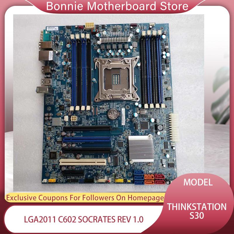 Motherboards Motherboard For Lenovo ThinkStation S30 X79 Graphics Workstation LGA2011 C602 SOCRATES REV 1.0
Motherboards Motherboard For Lenovo ThinkStation S30 X79 Graphics Workstation LGA2011 C602 SOCRATES REV 1.0