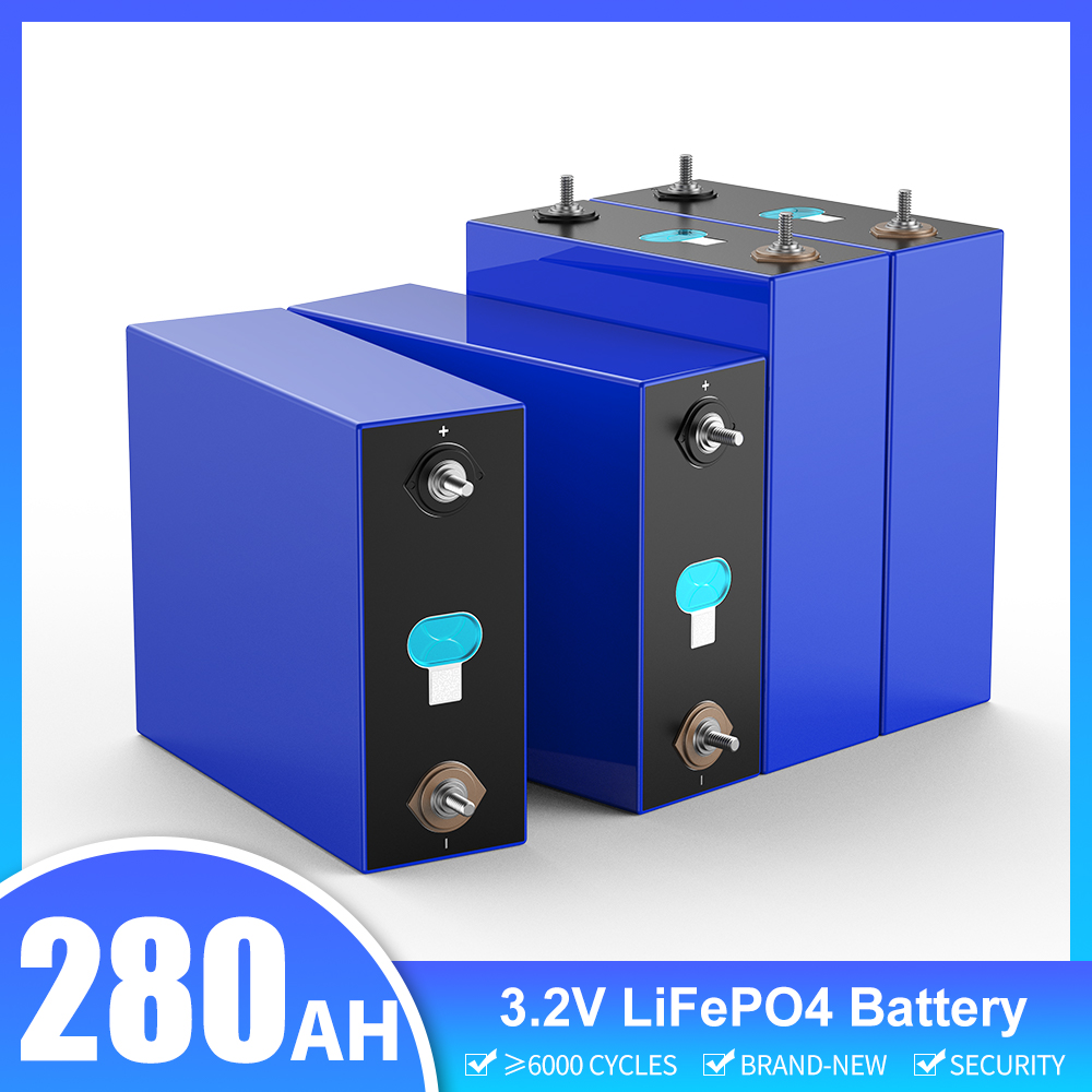 New LiFePO4 3.2V 340Ah 320Ah 310Ah 280Ah 200Ah 100Ah 52Ah Grade A Battery Cell For DIY 12V 24V 48V RV Golf Cart Marine Solar System EU STOCK TAX FREE