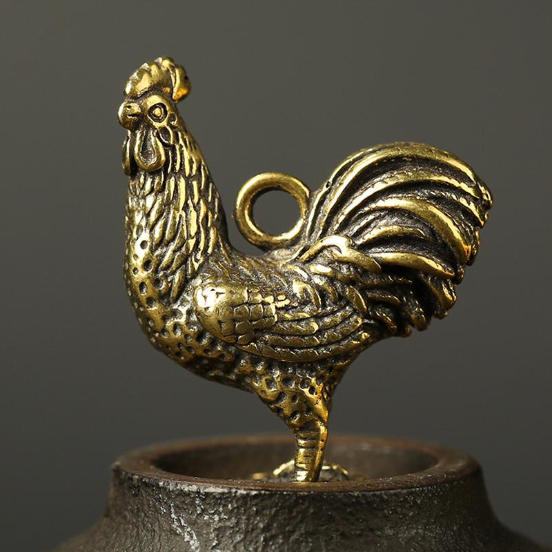 Decorative Objects & Figurines Cock Statues Retro Brass Pendant Gift Chinese Zodiac Symbol Lucky To Make Money For Table Ornament Desk Decor
Decorative Objects & Figurines Cock Statues Retro Brass Pendant Gift Chinese Zodiac Symbol Lucky To Make Money For Table Ornament Desk Decor