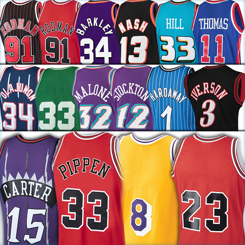 Vince 3 Allen Carter Iverson Basketball Jersey 1995 Retro Kevin Scottie Garnett Pippen Grant Karl Hill Tim Malone Hardaway Steve Charles Nash Barkley Stockton, Men
Vince 3 Allen Carter Iverson Basketball Jersey 1995 Retro Kevin Scottie Garnett Pippen Grant Karl Hill Tim Malone Hardaway Steve Charles Nash Barkley Stockton, Men
