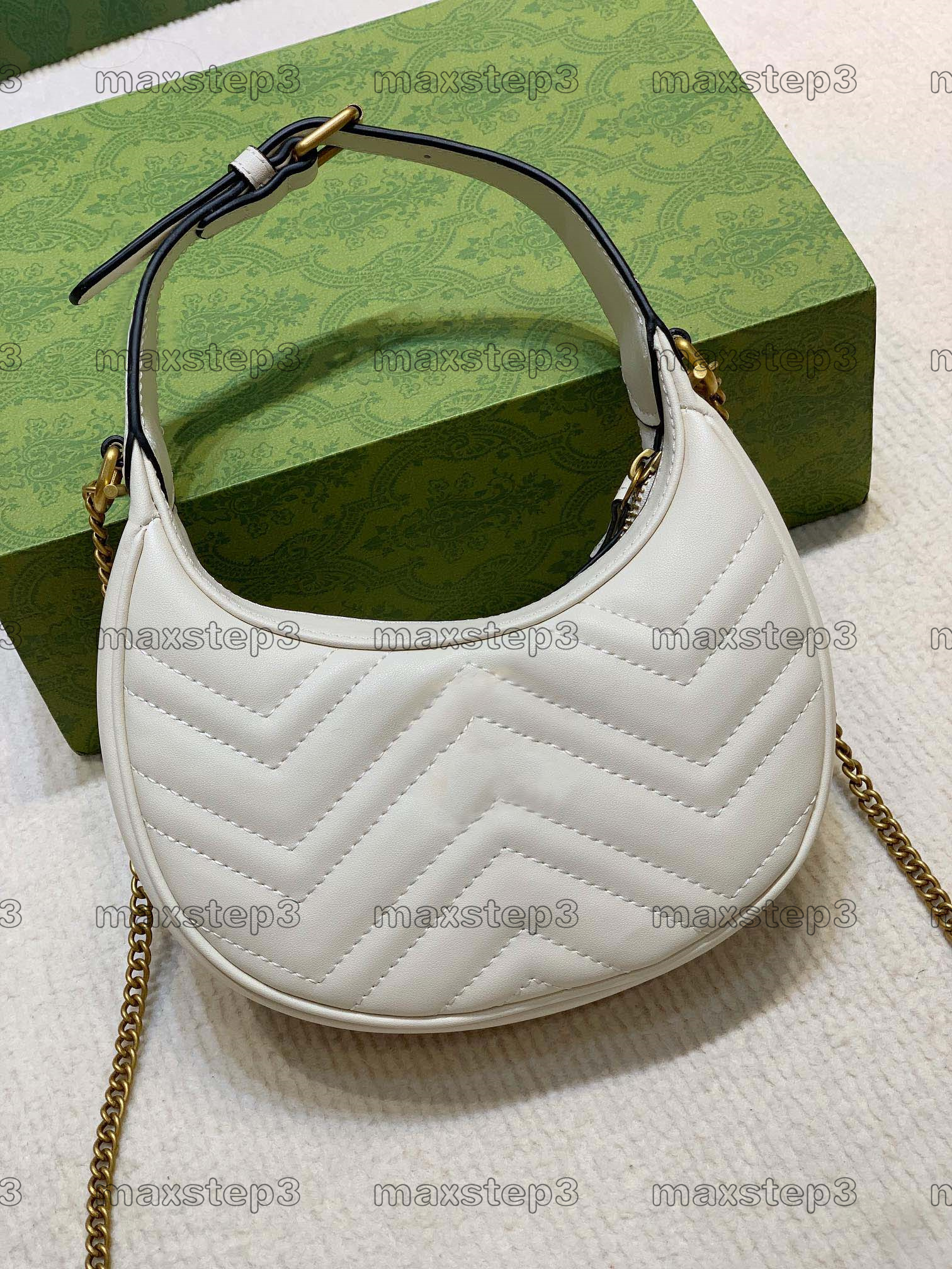 Marmont Half Moon Shaped Mini Shoulder Bag 699514 Retro Chain Handbag Leather Womens Luxurys Designer Crossbody Hobo
Marmont Half Moon Shaped Mini Shoulder Bag 699514 Retro Chain Handbag Leather Womens Luxurys Designer Crossbody Hobo