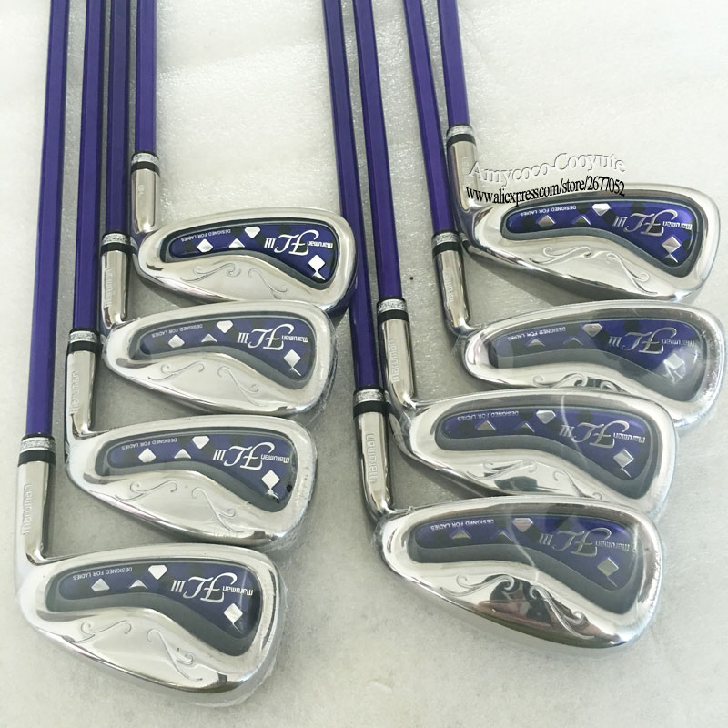 Women Right Handed Golf Clubs Maruman FL III Complete Sets Golf Driver Wood Irons Putter L Flex Graphite Shaft No Bag