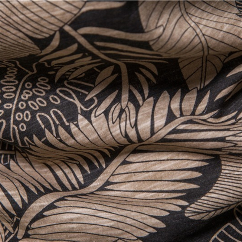 AIOPESON Summer Leaf Printed T Shirts Men Oneck 100% Cotton Shortsleeved Mens TShirt Summer Male Tops Tee Shirts 220704