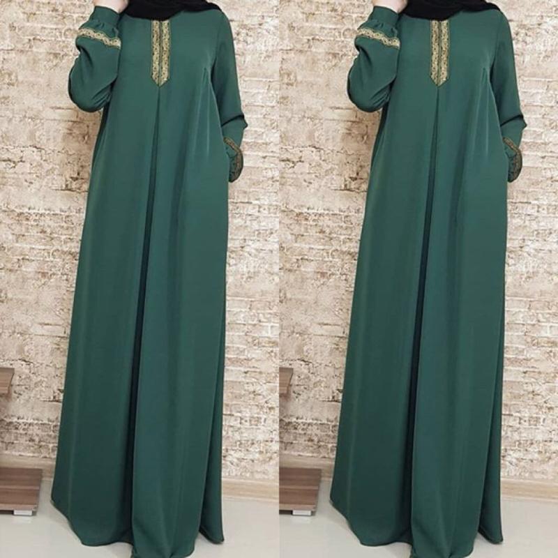 Ethnic Clothing Women Plus Size Print Abaya Jilbab Muslim Maxi Dres Casual Kaftan Long Dress Islamic Caftan Marocain Turkey AAA Discount for in-store 