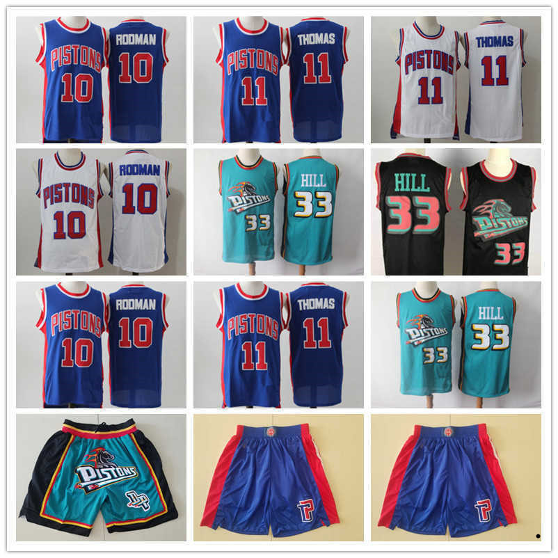 Detroit''Pistons''Men Jersey Throwback Grant 33 Hill Isiah 11 Thomas Dennis 10 Rodman blue white Basketball Jerseys Shorts, Color
Detroit''Pistons''Men Jersey Throwback Grant 33 Hill Isiah 11 Thomas Dennis 10 Rodman blue white Basketball Jerseys Shorts, Color