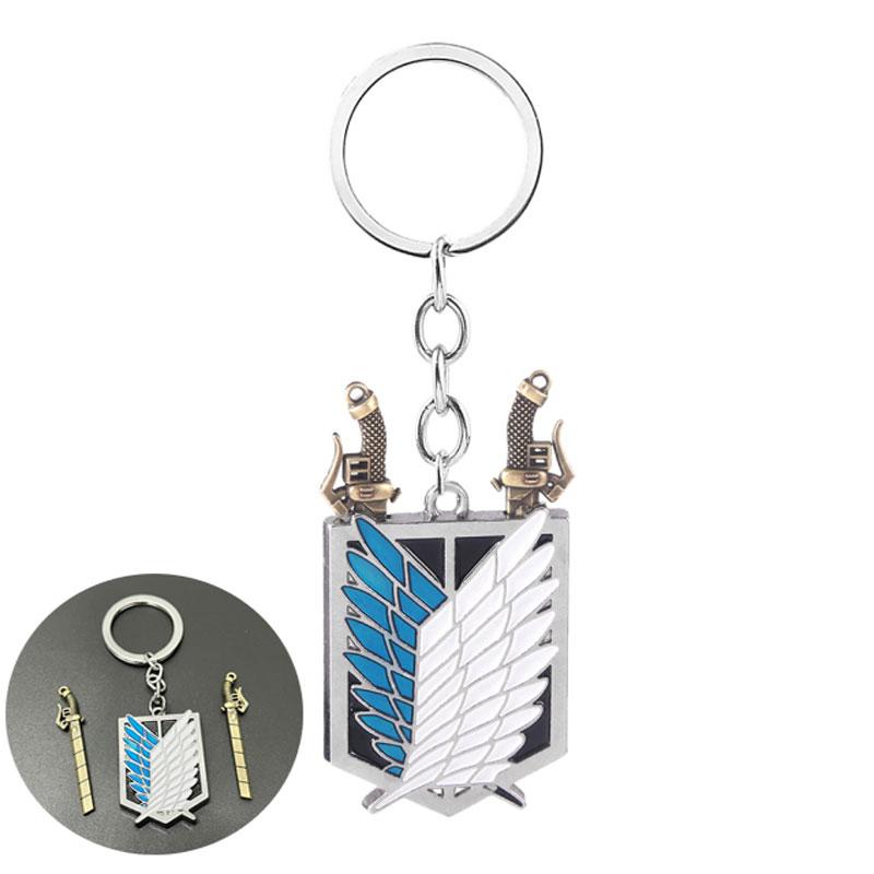 Keychains Attack On Titan Anime Keychain Shingeki No Kyojin Wings Of Liberty Key Chain Sword Keyrings Motorcycle Car Keys Men Gifts
Keychains Attack On Titan Anime Keychain Shingeki No Kyojin Wings Of Liberty Key Chain Sword Keyrings Motorcycle Car Keys Men Gifts