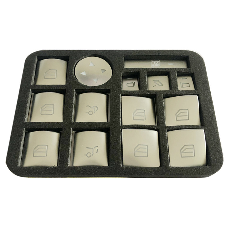 For Mercedes Benz W204 GLA X156 CLA C117 A W176 B W246 Class Car Window Glasses Lift Button Cover Switch Frame Trim9159687