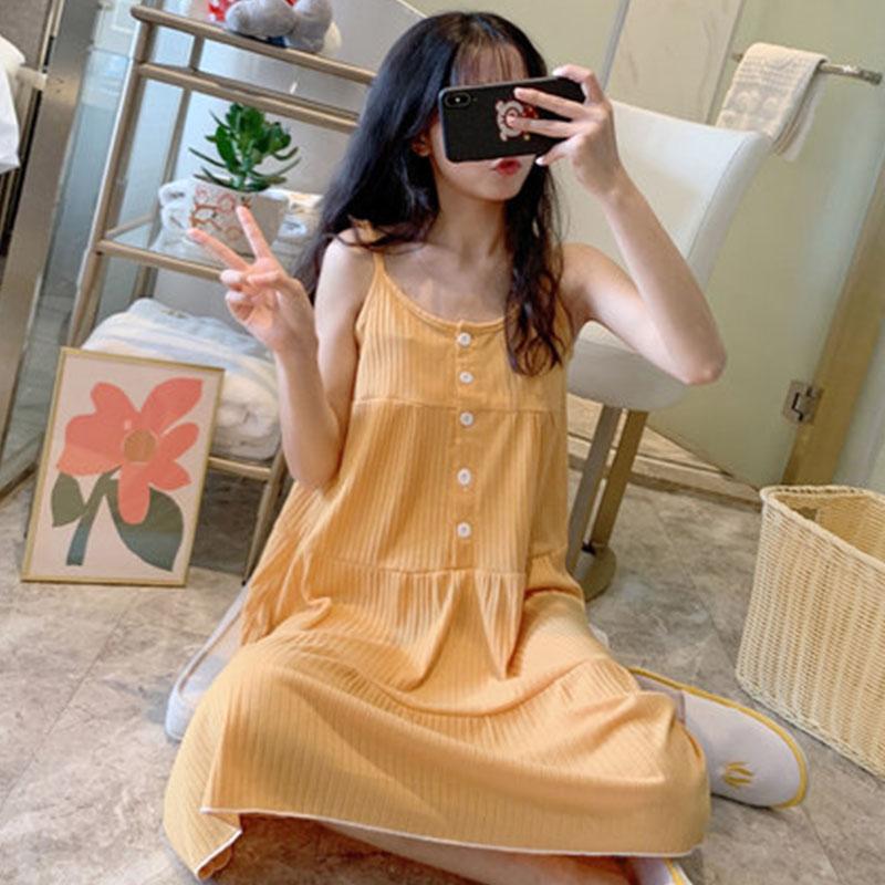 Women's Sleepwear 2022 Women Sleep V Neck Dress Cotton Underwear Vest House Wear In Stock Pink, The same as picture
Women's Sleepwear 2022 Women Sleep V Neck Dress Cotton Underwear Vest House Wear In Stock Pink, The same as picture