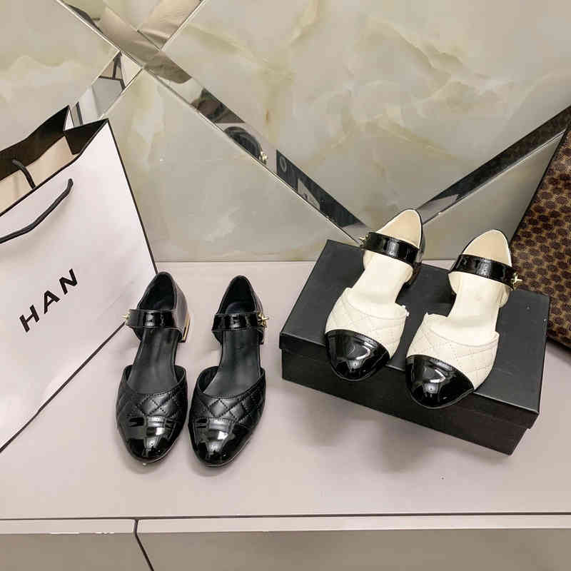 Slippers Mary Jane women's shoes in early spring Lingge flat bottom color matching snap sole, 2# shoe box
Slippers Mary Jane women's shoes in early spring Lingge flat bottom color matching snap sole, 2# shoe box