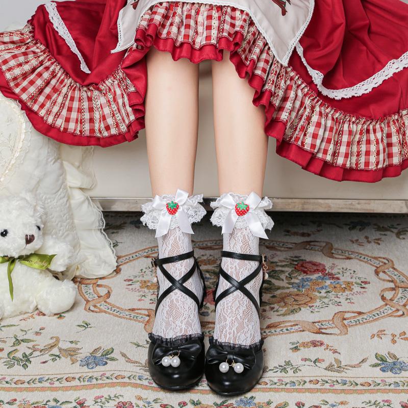 Sandals 2022 Oversized Lolita Style Sweet Bowtie Lace High Heels Women Chunky Pearl Pendant Cross Strap Buckle Pumps PartySandals, Black
Sandals 2022 Oversized Lolita Style Sweet Bowtie Lace High Heels Women Chunky Pearl Pendant Cross Strap Buckle Pumps PartySandals, Black